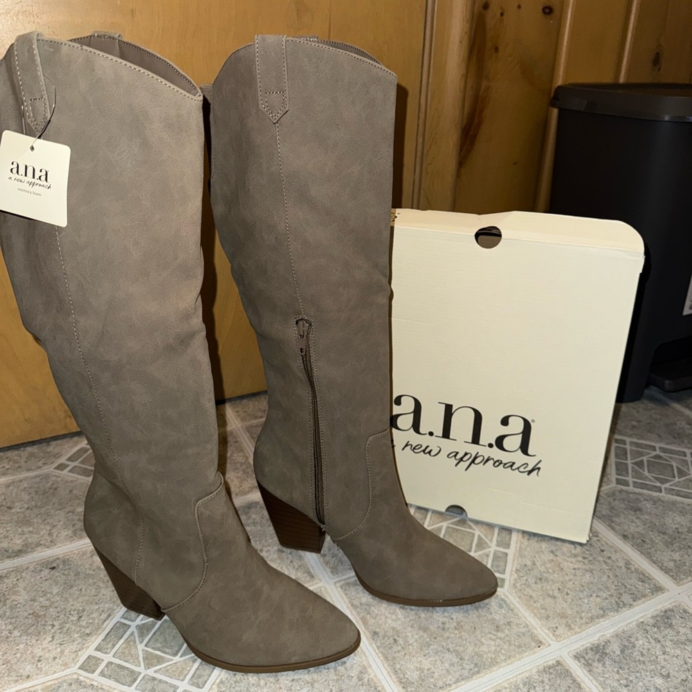 Taupe A.N.A New Approach Boots. Size 7.5 women’s